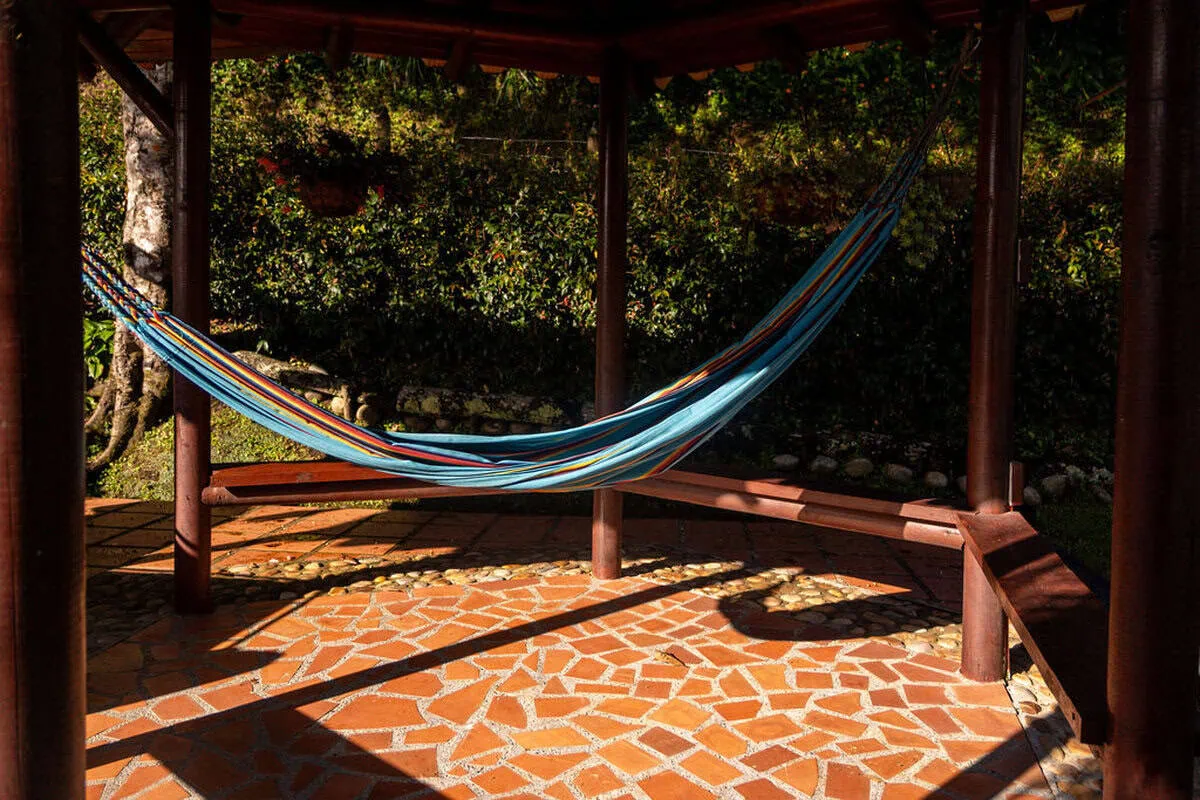 Close up of a matcha latte