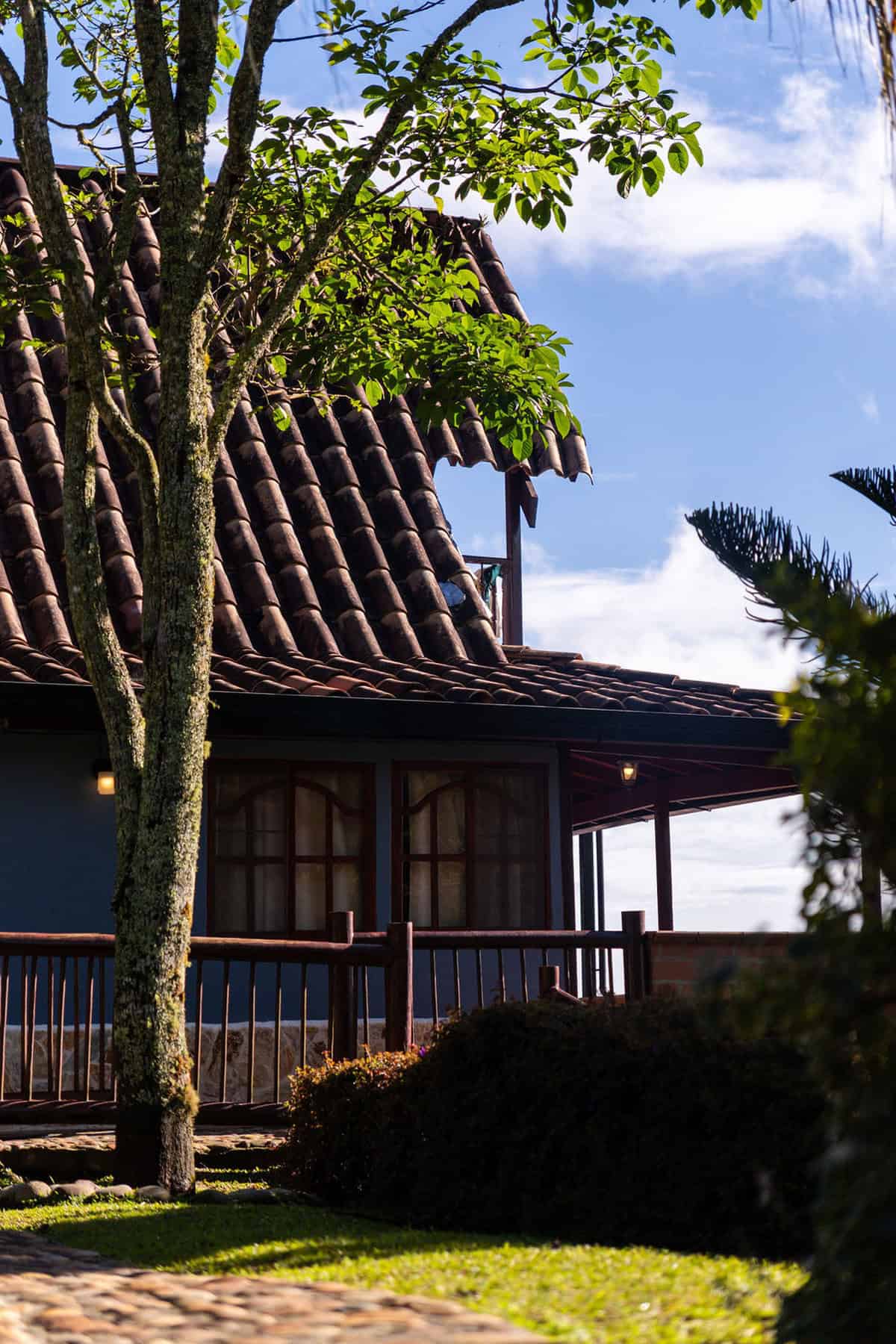 Vista exterior de Finca Conejo Blanco en Guatapé